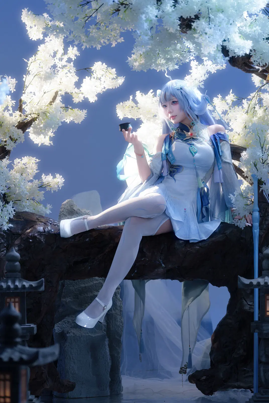 【清宵コスプレ】『鳴潮』清宵、剣招の構えに宿る修練の競い合い - 瑪萨卡卡卡 - 2枚目