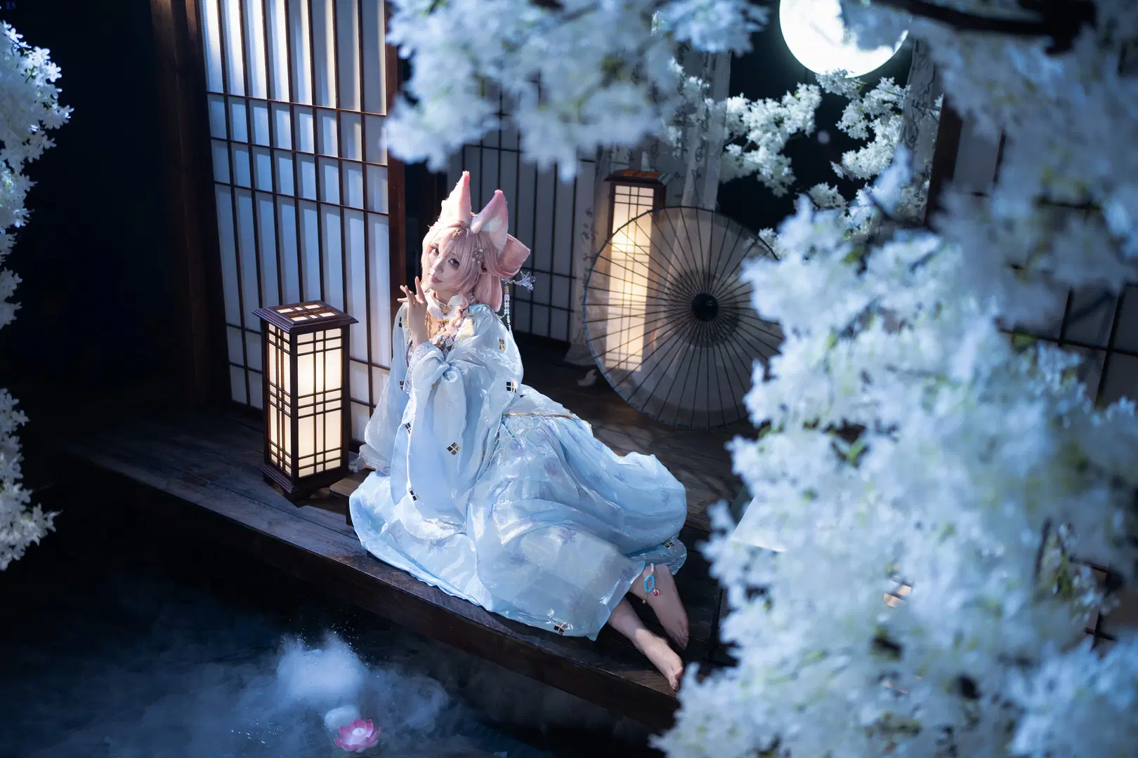 【鸿雪cos】明日方舟行梦侧畔月下正片 - 瑪萨卡卡卡 - 第2张