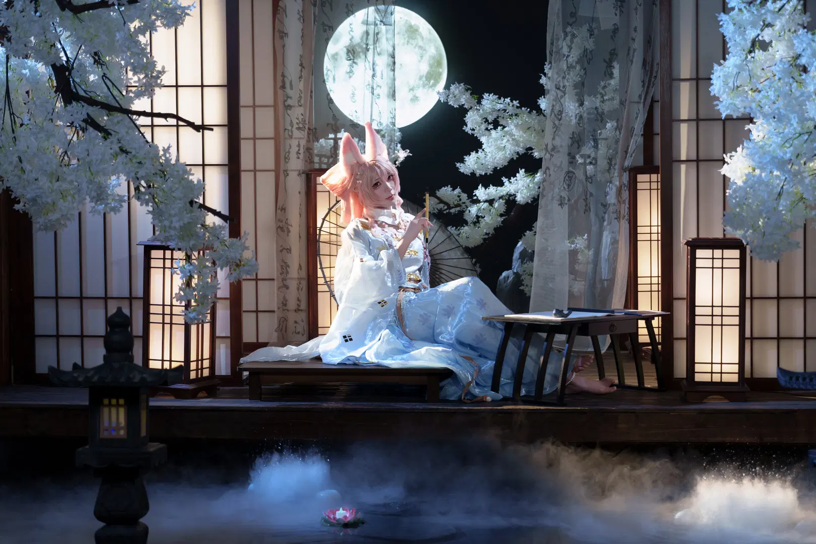 【鸿雪cos】明日方舟行梦侧畔月下正片 - 瑪萨卡卡卡 - 第3张