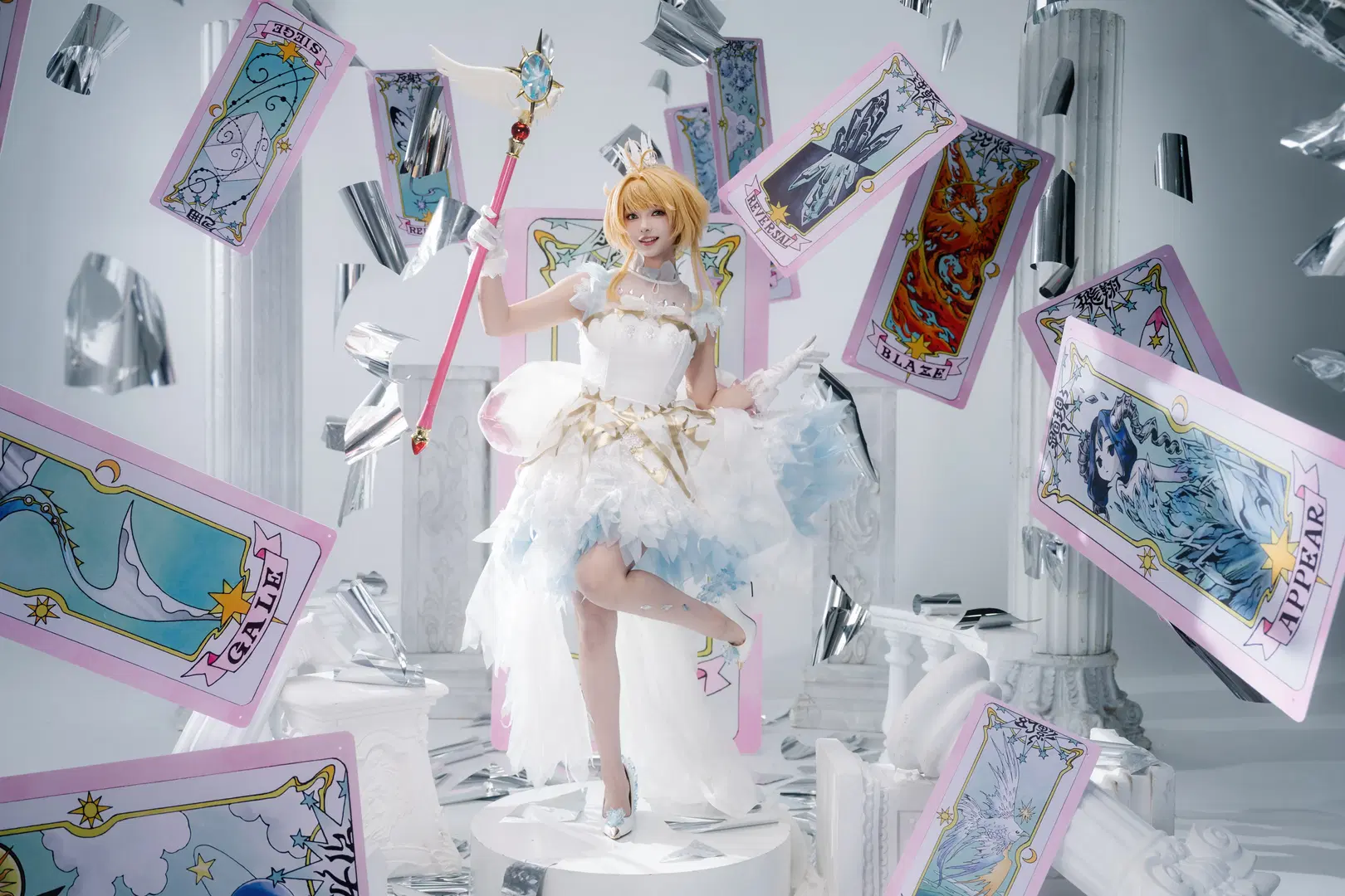 魔法少女, 木之本樱cos, 魔卡少女樱, 百变小樱, 透明牌篇