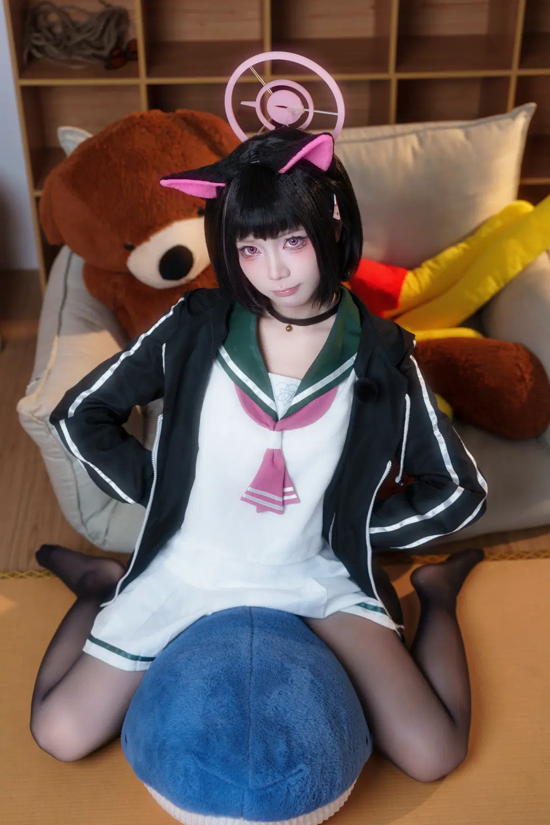 【杏山和纱cos】蔚蓝档案的甜酷学妹，我今年有当一个好孩子吗 - 瑪萨卡卡卡 - 第4张