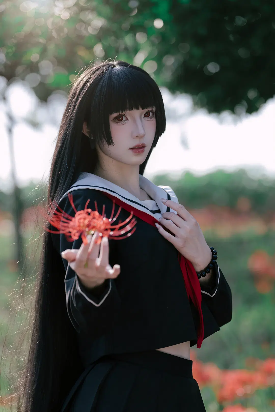 【阎魔爱cos】地狱少女彼岸花海外景正片 - 瑪萨卡卡卡 - 第6张