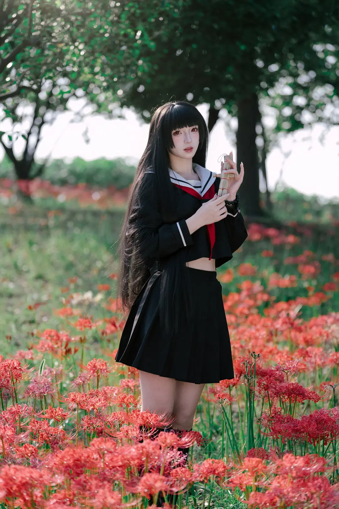 【阎魔爱cos】地狱少女彼岸花海外景正片 - 瑪萨卡卡卡 - 第7张