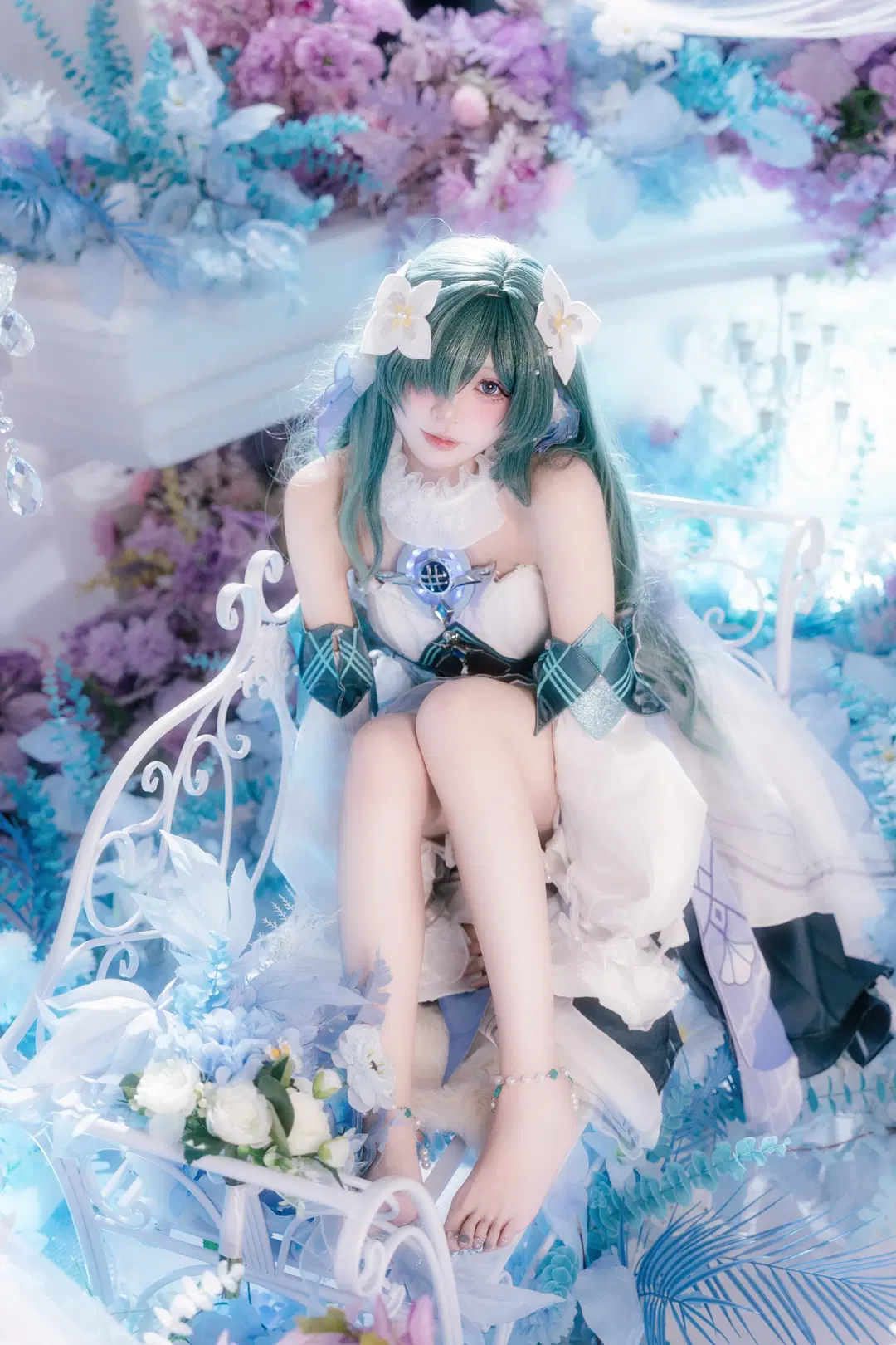 Genshin Impact, cosplay, Anime-style photography, Sony mirrorless camera, Vodyanitsa cos