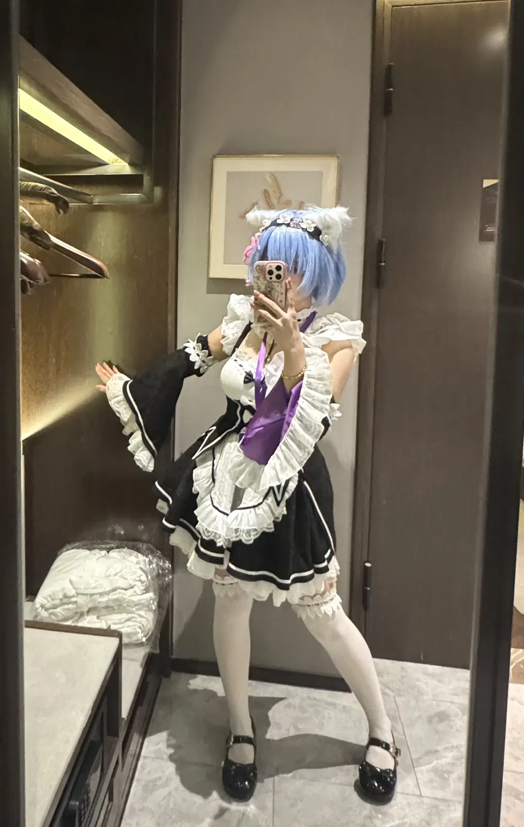 [Rem cosplay] Re:ZERO -Starting Life in Another World- A Scorching One-Day Trip to Universal Studios by 抹猹绵绵冰 - Image 3