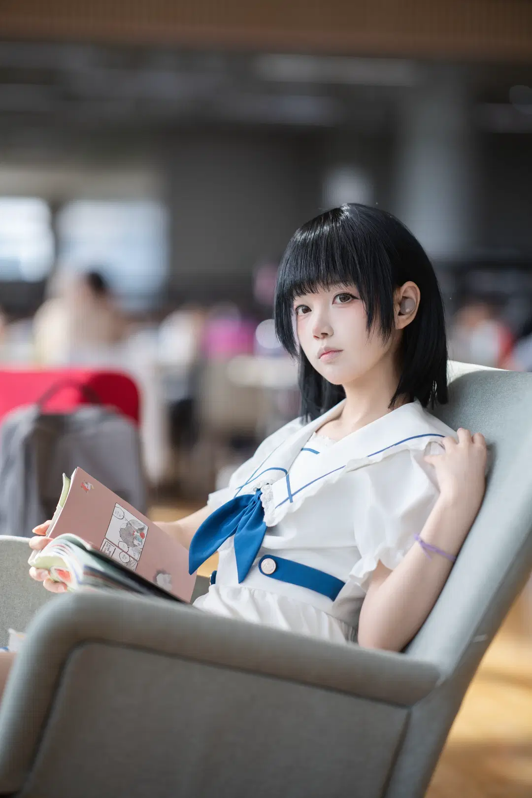 JK制服, 校园风, 水手服, 图书馆写真, 索尼直出