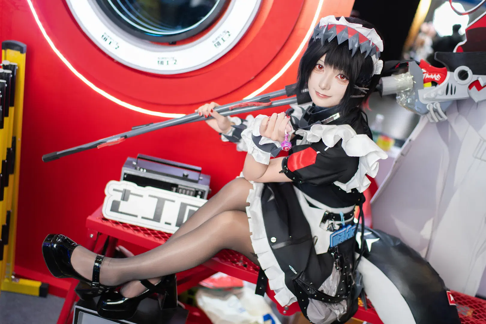 ゼンレスゾーンゼロ, コスプレ, メイド服, チャイナジョイ, ストッキング