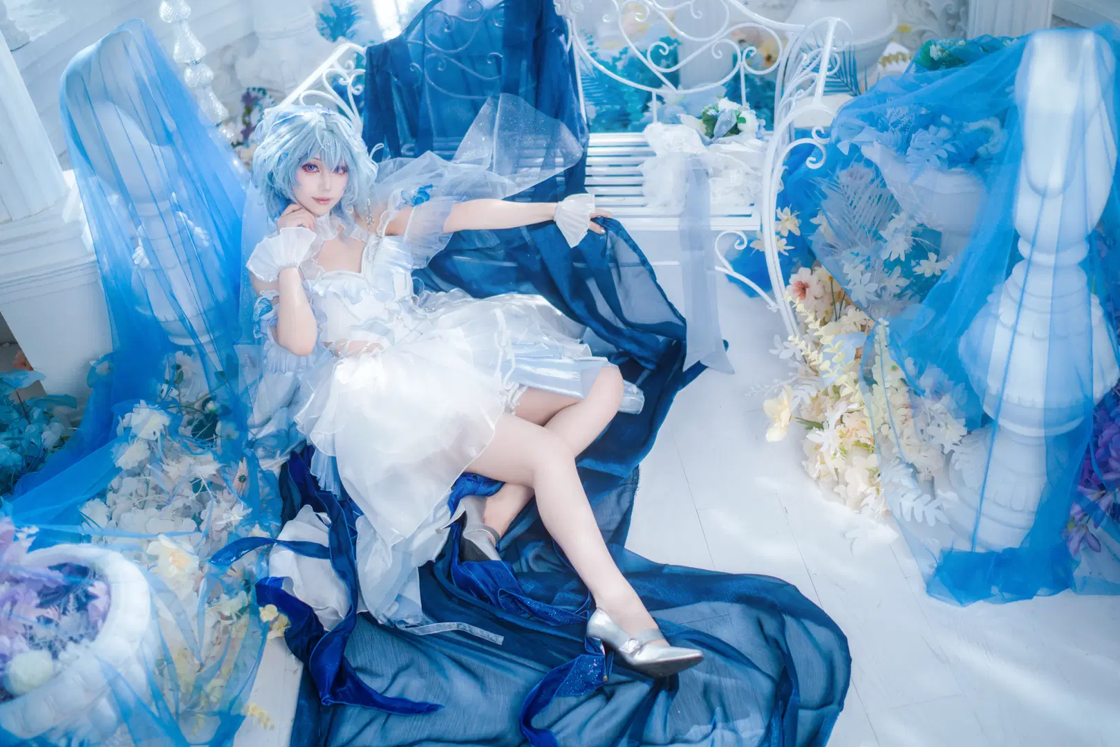 【守岸人cos】鳴潮藍色薄紗下的靜謐與永恆 - 森森不懂摄影 - 第6張