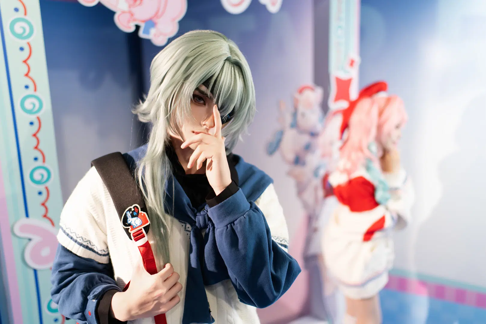 【ヒアシンシア コスプレ】『崩壊：スターレイル』ホワイトラビットキャンディのコラボ：甘さ満点のピンクツインテール - 森森不懂摄影 - 10枚目