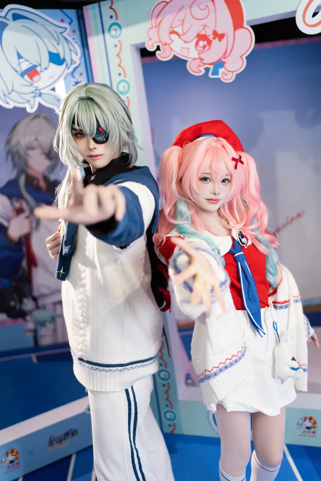 【ヒアシンシア コスプレ】『崩壊：スターレイル』ホワイトラビットキャンディのコラボ：甘さ満点のピンクツインテール - 森森不懂摄影 - 3枚目