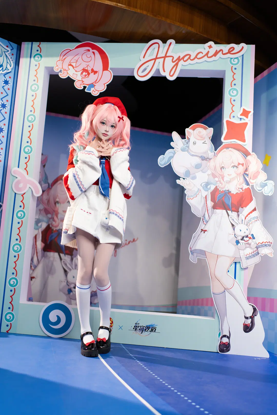 【ヒアシンシア コスプレ】『崩壊：スターレイル』ホワイトラビットキャンディのコラボ：甘さ満点のピンクツインテール - 森森不懂摄影 - 7枚目