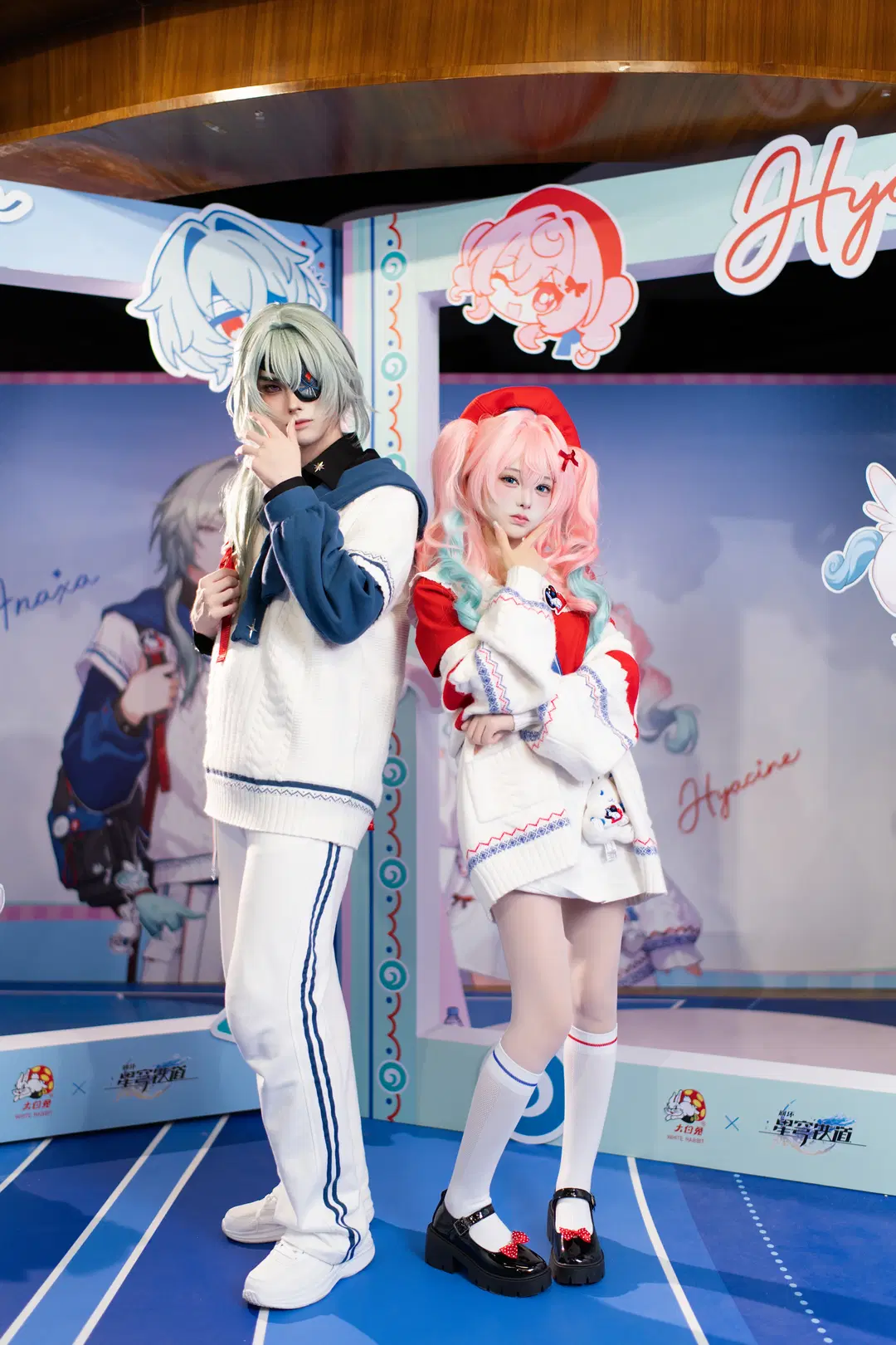 【ヒアシンシア コスプレ】『崩壊：スターレイル』ホワイトラビットキャンディのコラボ：甘さ満点のピンクツインテール - 森森不懂摄影 - 9枚目
