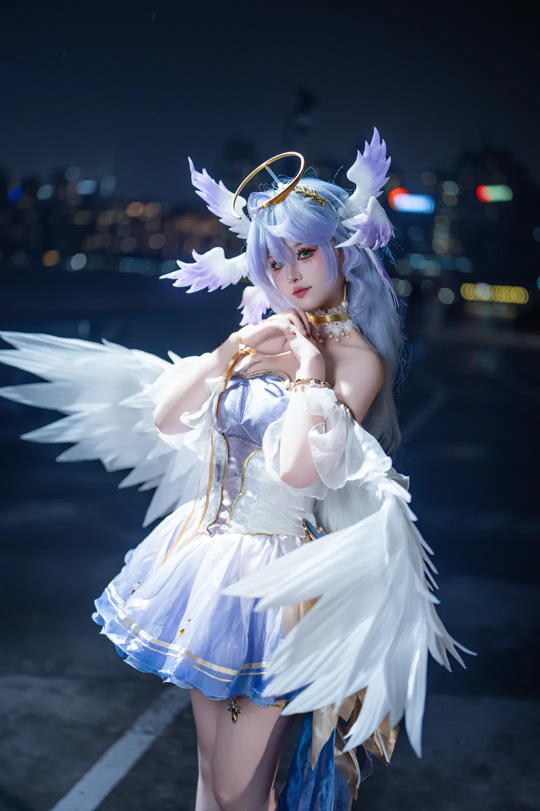 【知更鸟cos】崩坏星穹铁道雨夜陆家嘴的温柔歌声 - 森森不懂摄影 - 第5张