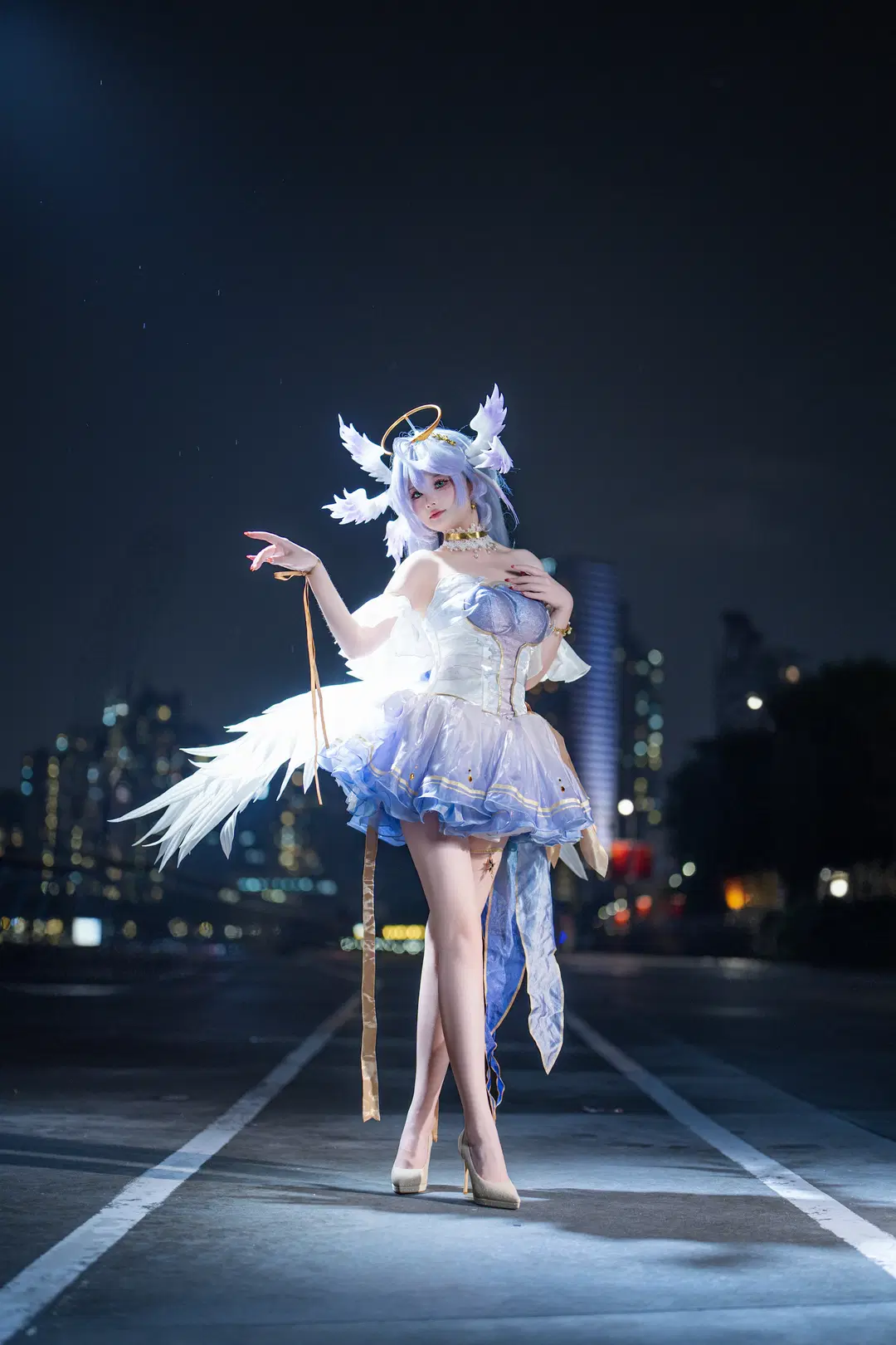 【知更鸟cos】崩坏星穹铁道雨夜陆家嘴的温柔歌声 - 森森不懂摄影 - 第8张