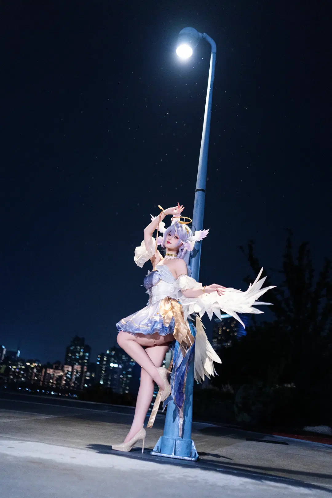 【知更鸟cos】崩坏星穹铁道雨夜陆家嘴的温柔歌声 - 森森不懂摄影 - 第9张