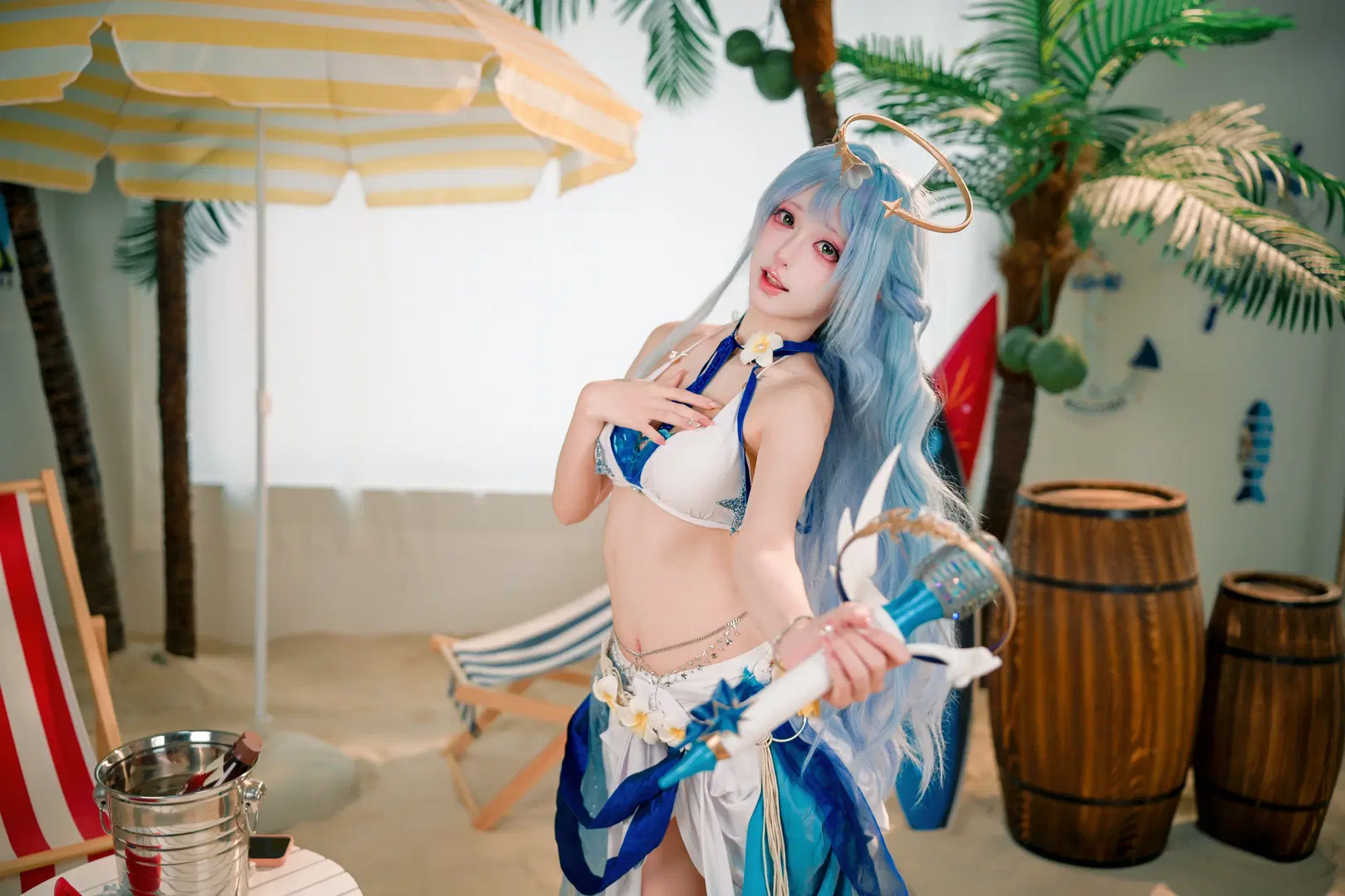 【知更鸟泳装cos】夏日海滩度假风情拍摄记录 - 朝三暮四 - 第2张