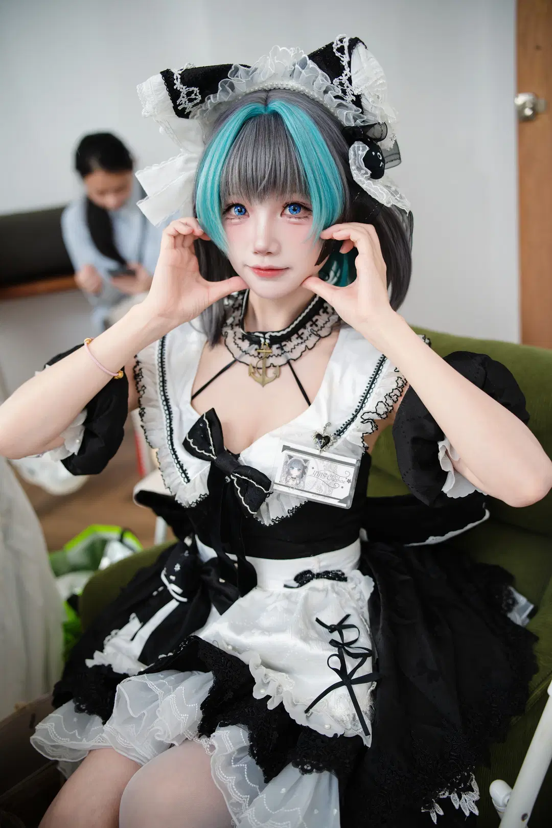 【柴郡cos】碧蓝航线黑白女仆装细节分享 - 朝三暮四 - 第3张