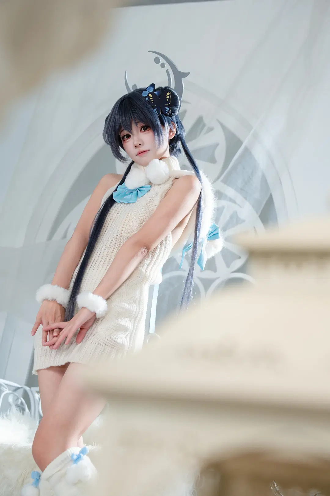 cosplay, 冬日写真, 室内棚拍, 毛绒穿搭, 可爱风