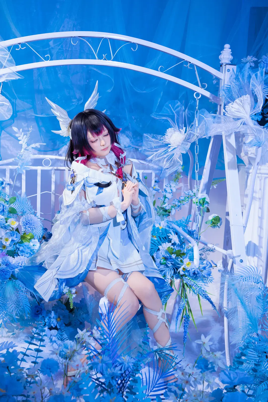 【コロンビーナ コスプレ】『原神』星漫月下の少女 スタジオ撮影本編 - 星漫映画 - 2枚目