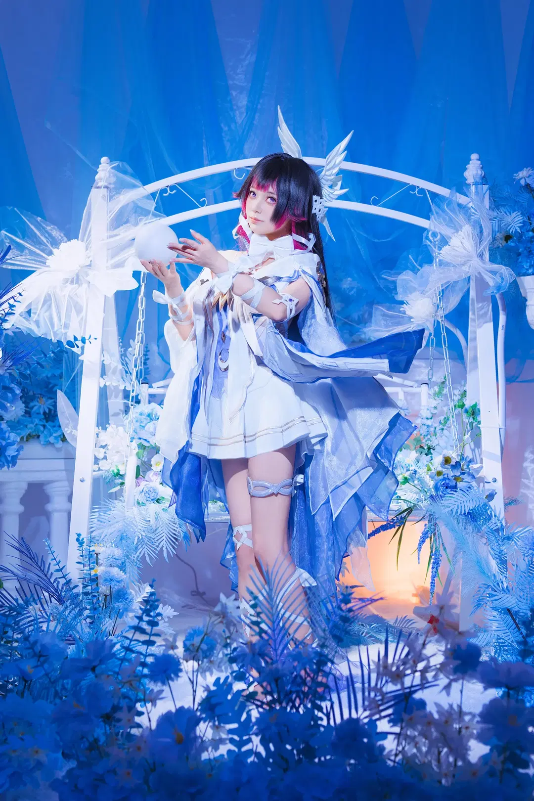 【コロンビーナ コスプレ】『原神』星漫月下の少女 スタジオ撮影本編 - 星漫映画 - 3枚目