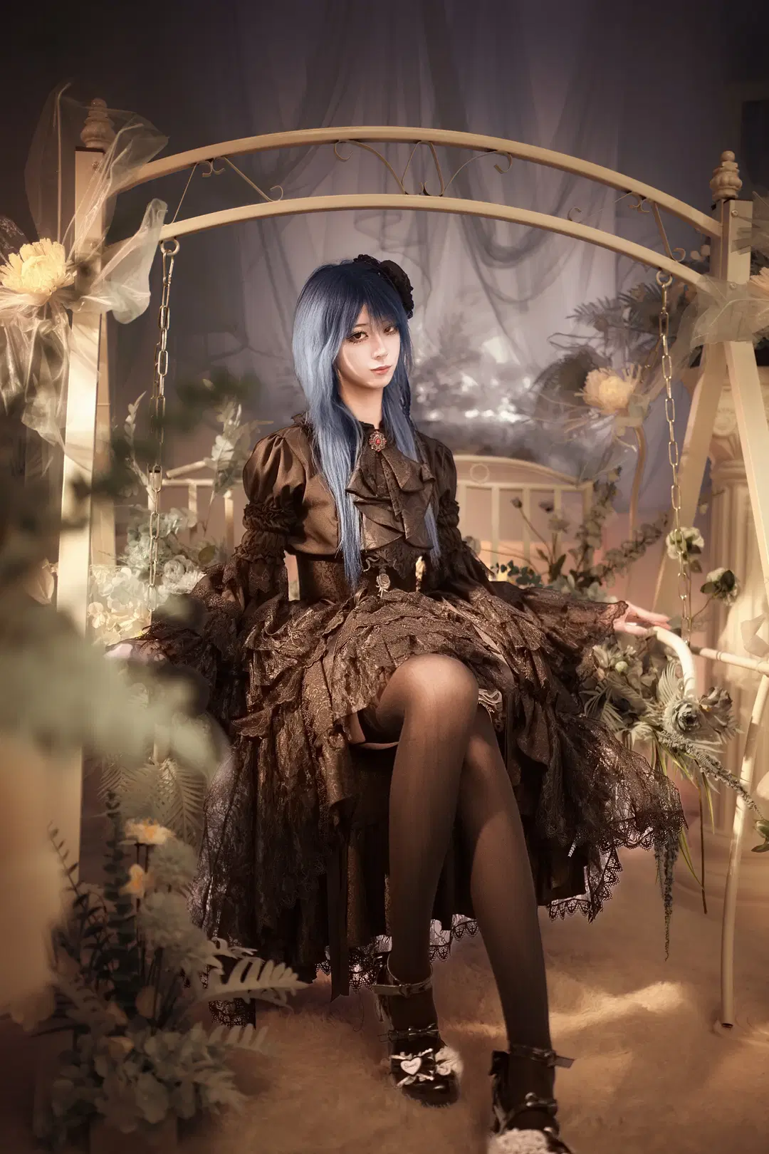 暗黑哥特Lolita正片，废墟风摄影棚里的反差感拍摄 - 星漫映画 - 第4张