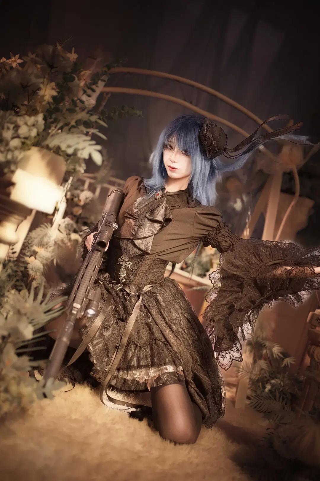 暗黑哥特Lolita正片，废墟风摄影棚里的反差感拍摄 - 星漫映画 - 第6张