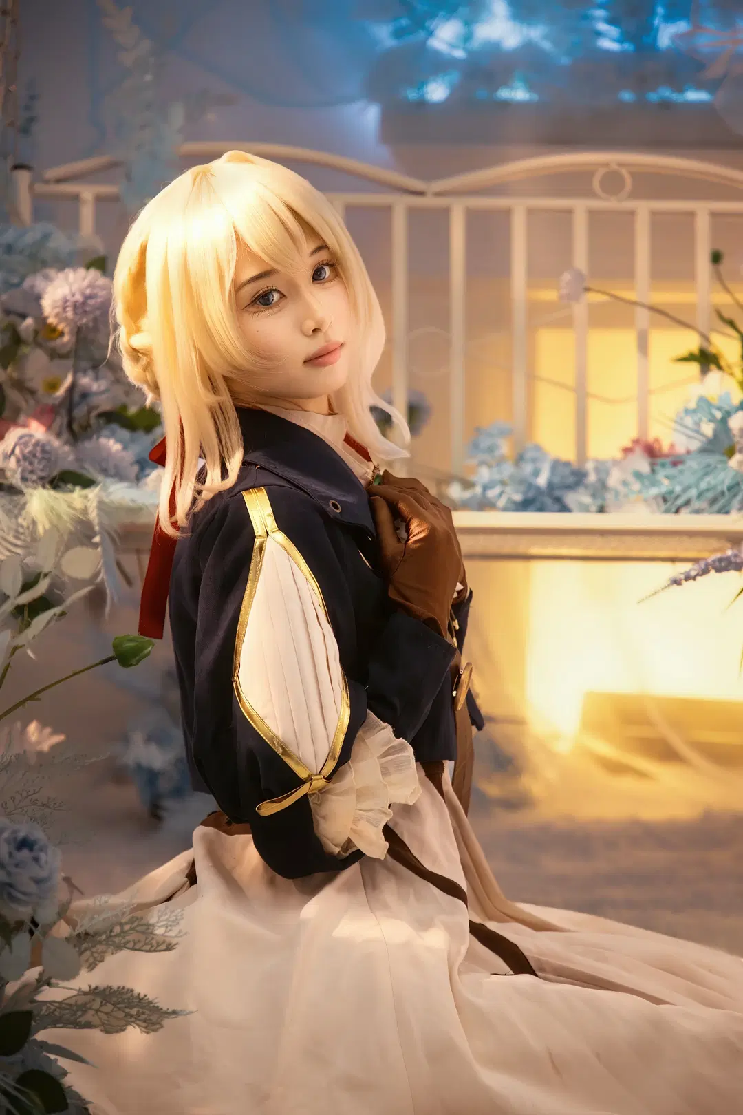 二次元撮影, コスプレ写真, スタジオ撮影, ヴァイオレット・エヴァーガーデン コスプレ, ヴァイオレット・エヴァーガーデン