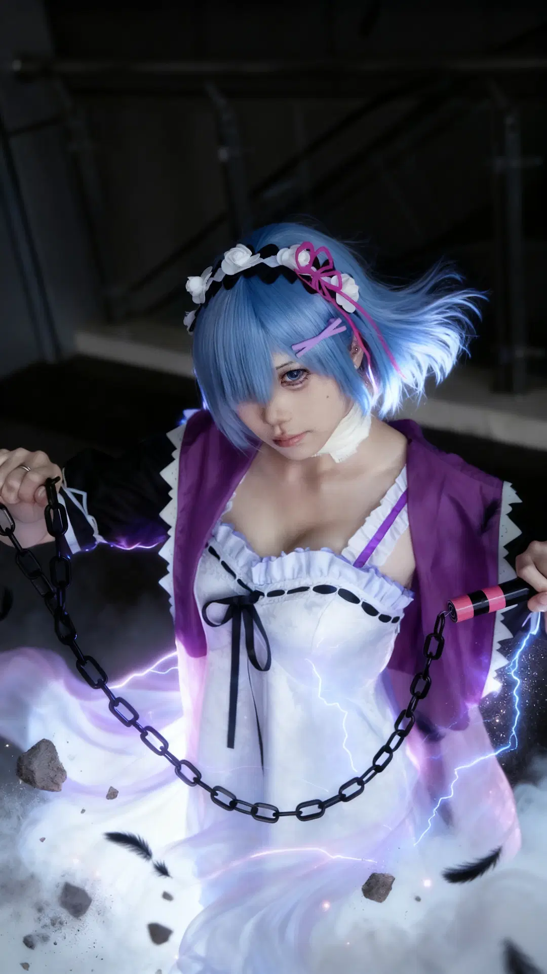 Cosplay photoshoot, Studio shoot, Convention photos, Rem cosplay, Xingman Summer Festival