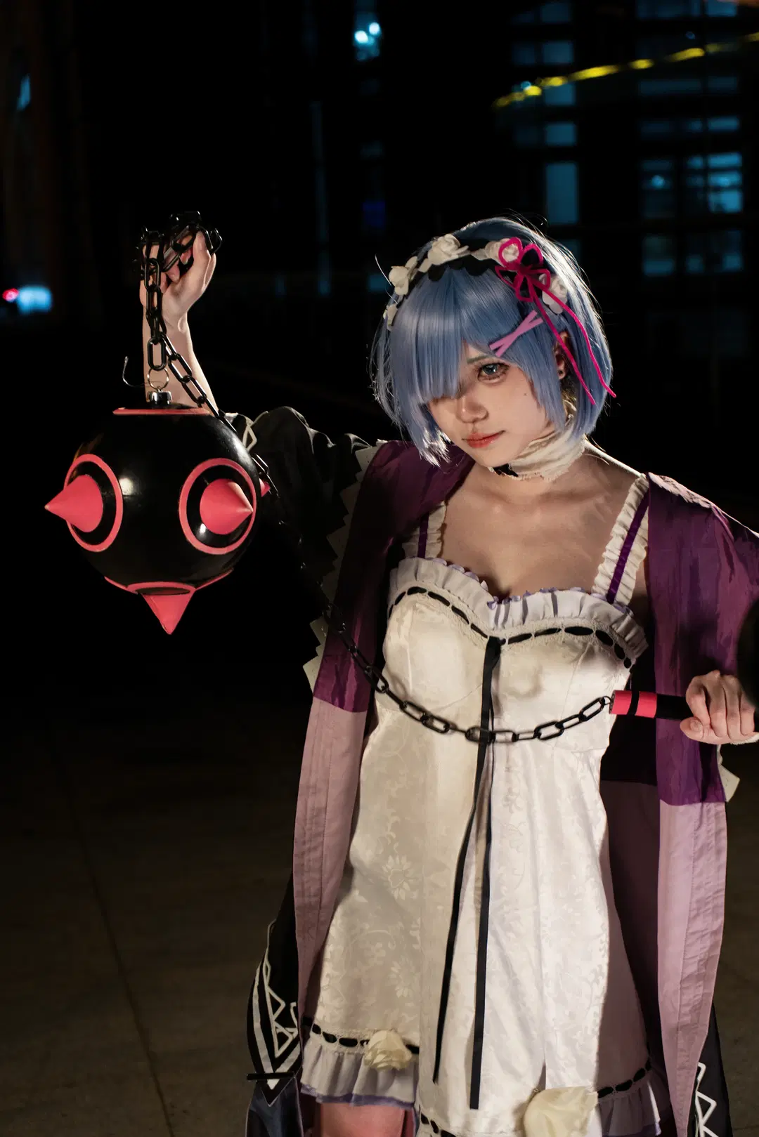 [Rem cosplay] Xingman Summer Festival Studio shoot photoshoot: A Visual Clash of Flail and Heterochromia by 星漫映画 - Image 5