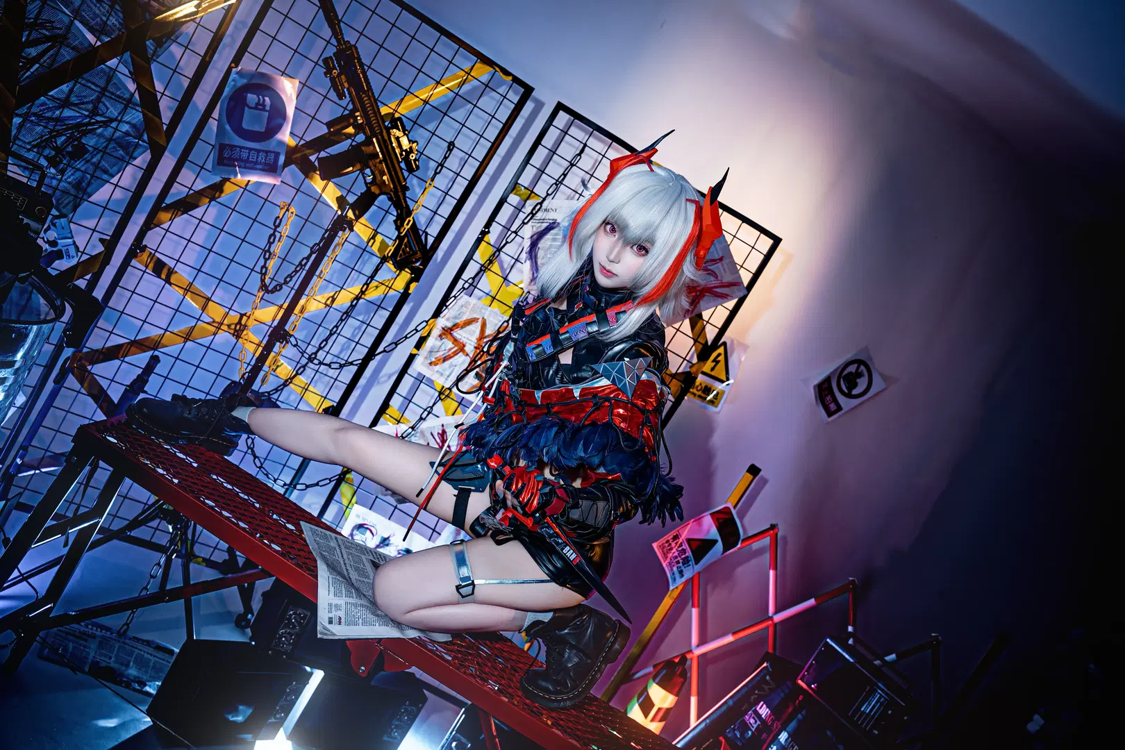 cosplay, 二次元摄影, 麦晓雯cos, 三角洲行动, 棚拍写真