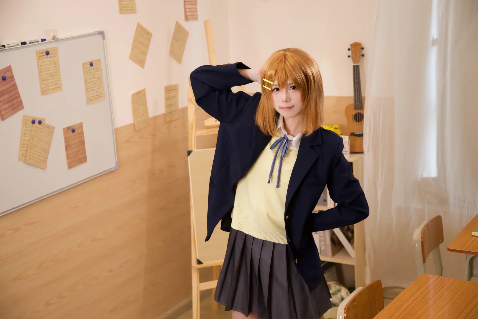 【平泽唯cos】轻音少女的校园日常 - 星漫映画 - 第2张
