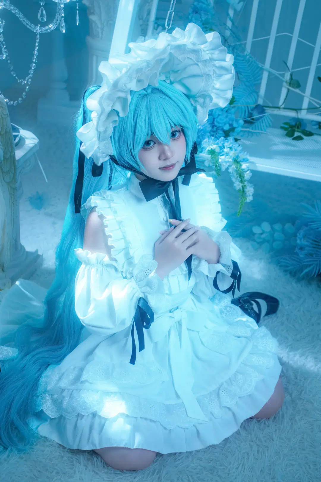 【初音未来cos】冰蓝梦境里的精致人偶 - 星漫映画 - 第4张