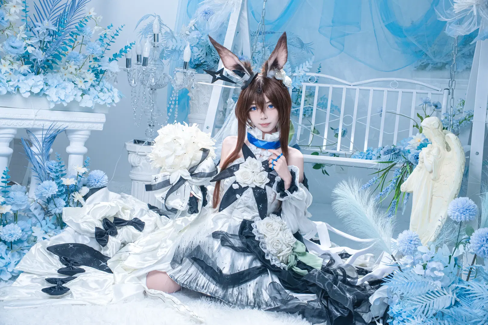 【アーミヤ コスプレ】アークナイツ、青と白が紡ぐ童話風フォトセッション - 星漫映画 - 3枚目