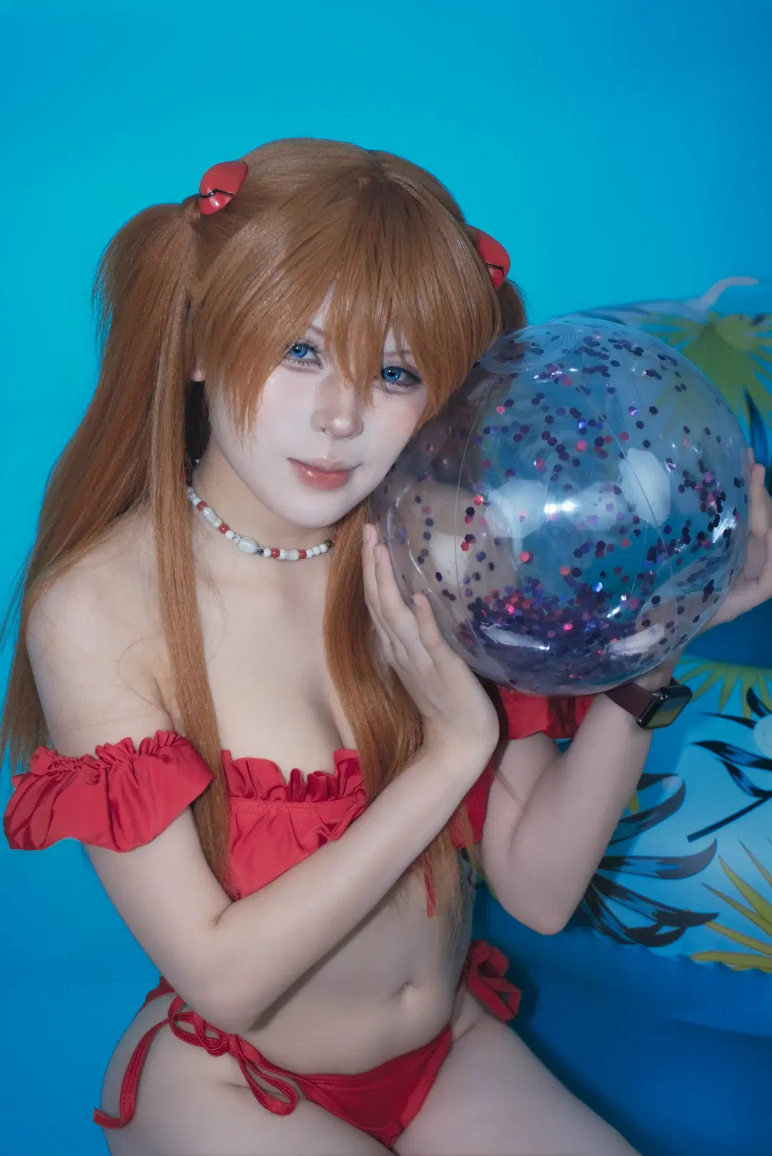 【明日香cos】EVA新世纪福音战士泳装棚拍 - 星漫映画 - 第4张