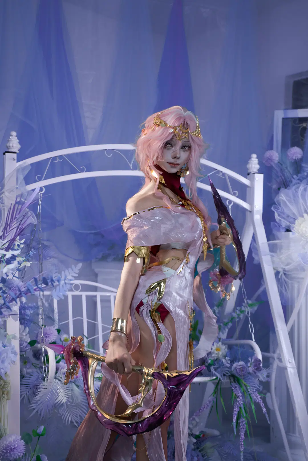 [Jasmine cosplay] Path to Nowhere Default Skin: Ornate Grace Beneath the Purple Night by 南宁星漫映画摄影棚 - Image 5