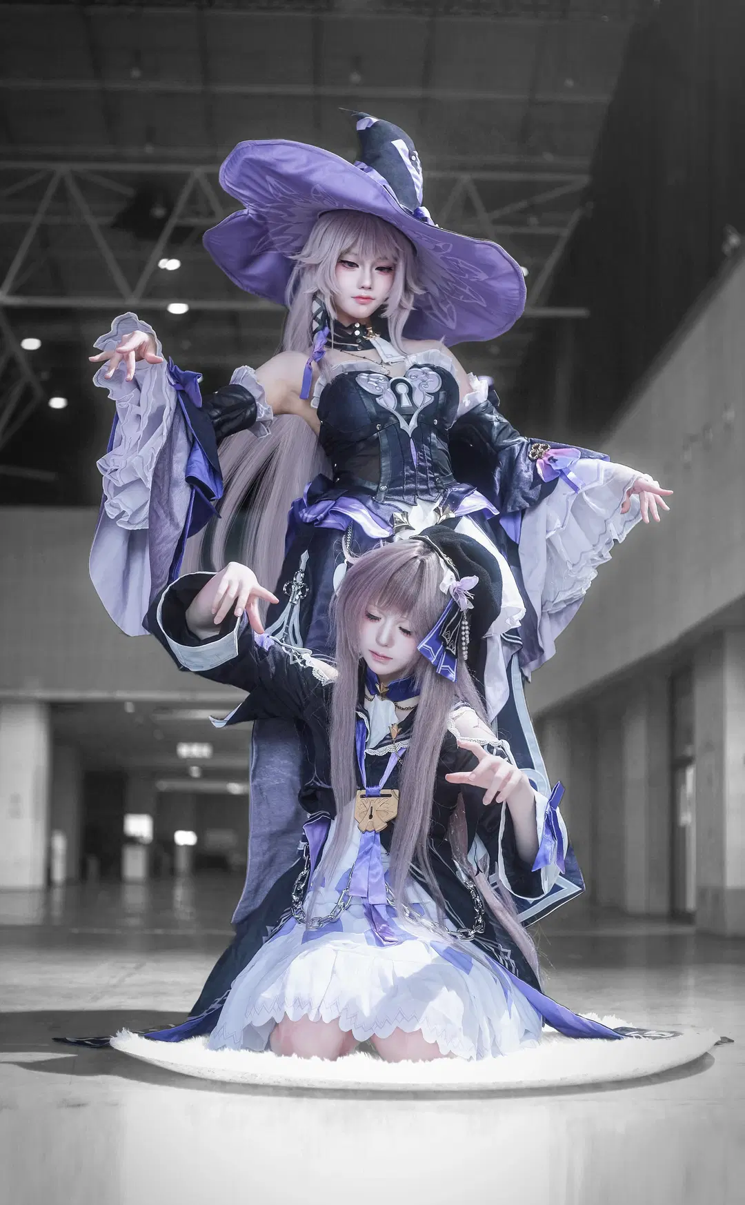 崩坏星穹铁道, 二次元cosplay, 大黑塔cos, 小黑塔cos, 魔法女巫cos