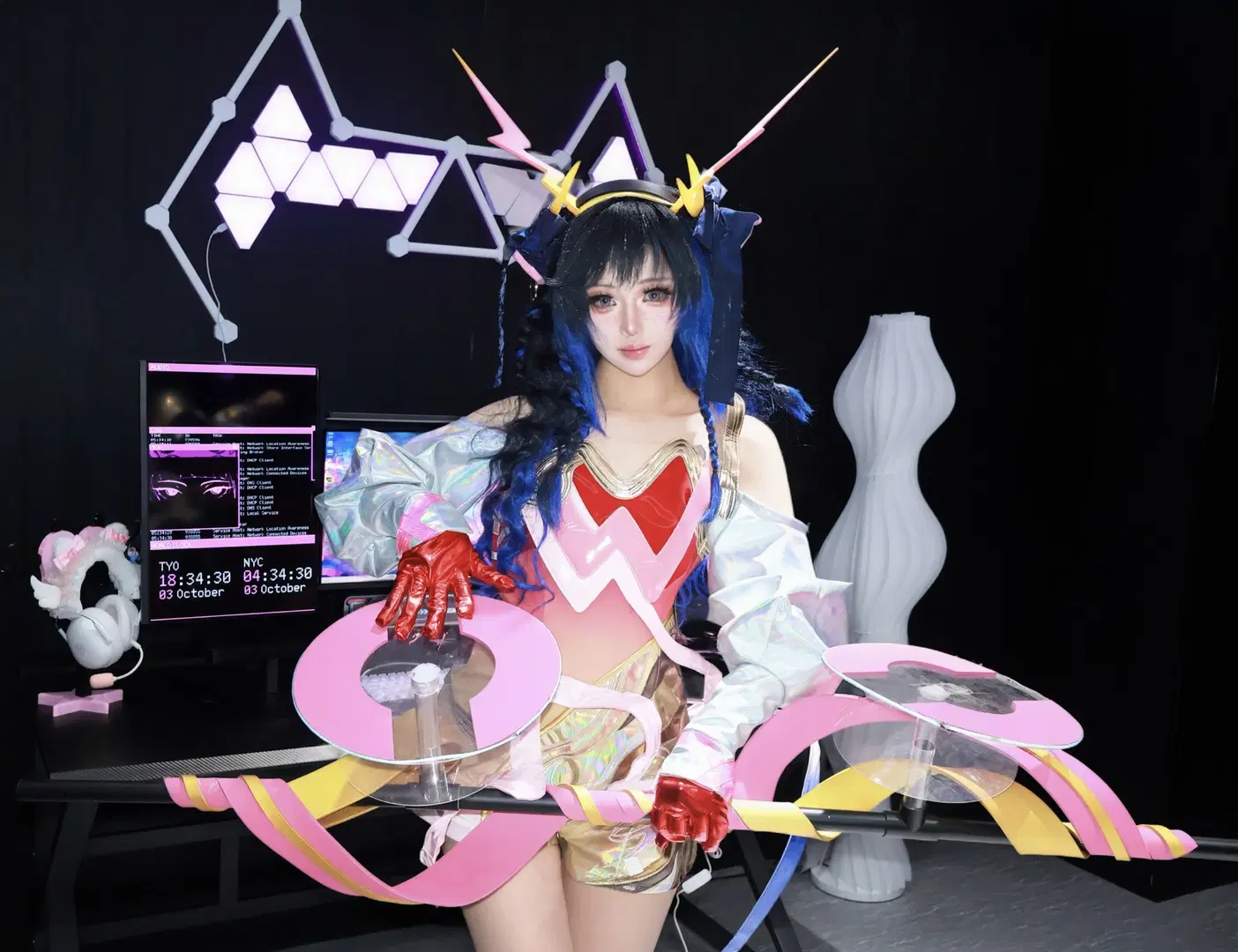 【瑤cos】王者榮耀本命英雄，電競房氛圍感拉滿 - 喜欢黑色吗 - 第2張