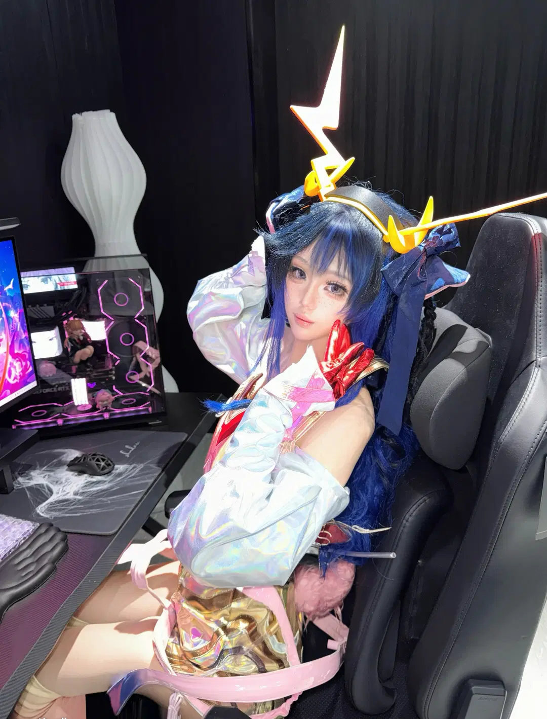 オナー・オブ・キングス, 瑶 コスプレ, ゲームキャラクターコスプレ, eスポーツ風写真, セルフ写真館での撮影