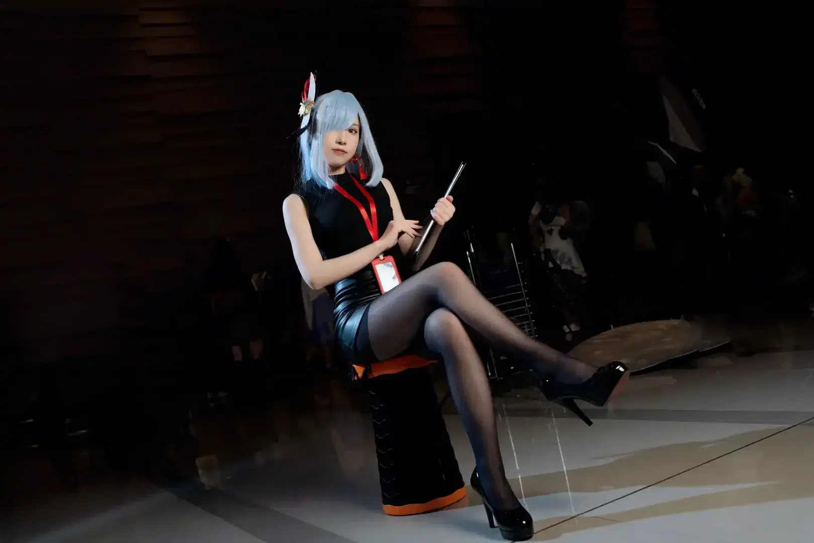 【申鹤cos】原神漫展OL风私设，清冷干练的职场调查员 - Kirito君 - 第3张