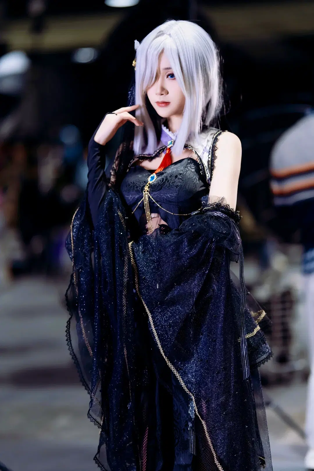 【申鹤cos】原神申鹤花嫁造型，暗夜里的清冷白月光 - Kirito君 - 第2张