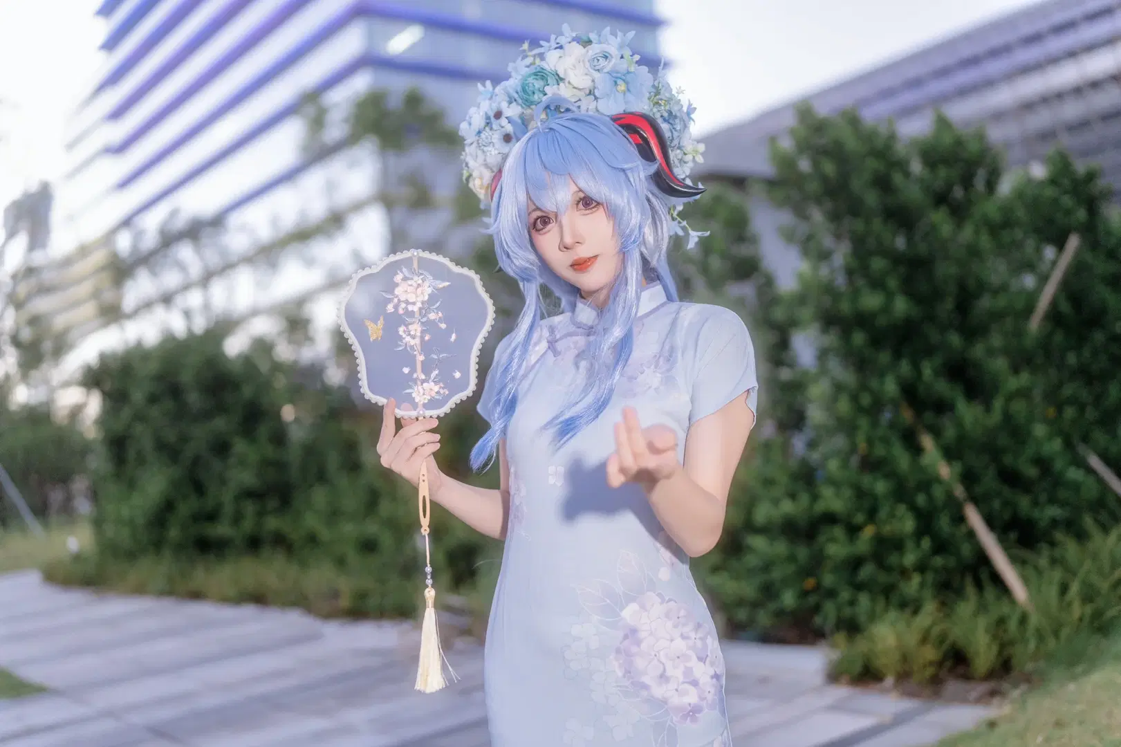 【甘雨cos】原神新中式旗袍真的太好看了 - Kirito君 - 第9張
