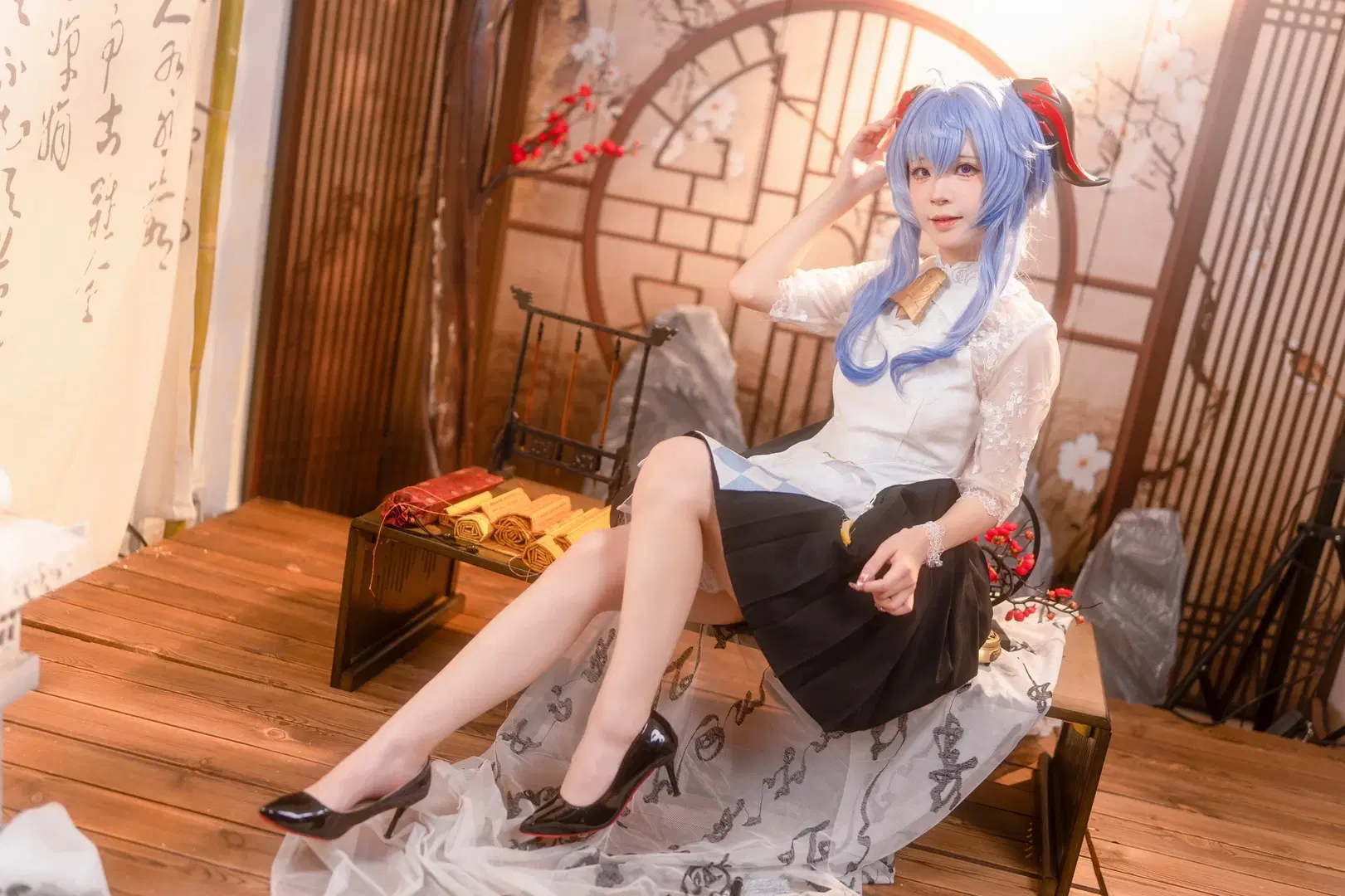 【甘雨cos】原神喜茶联名款，国风下午茶惊艳定格 - Kirito君 - 第6张