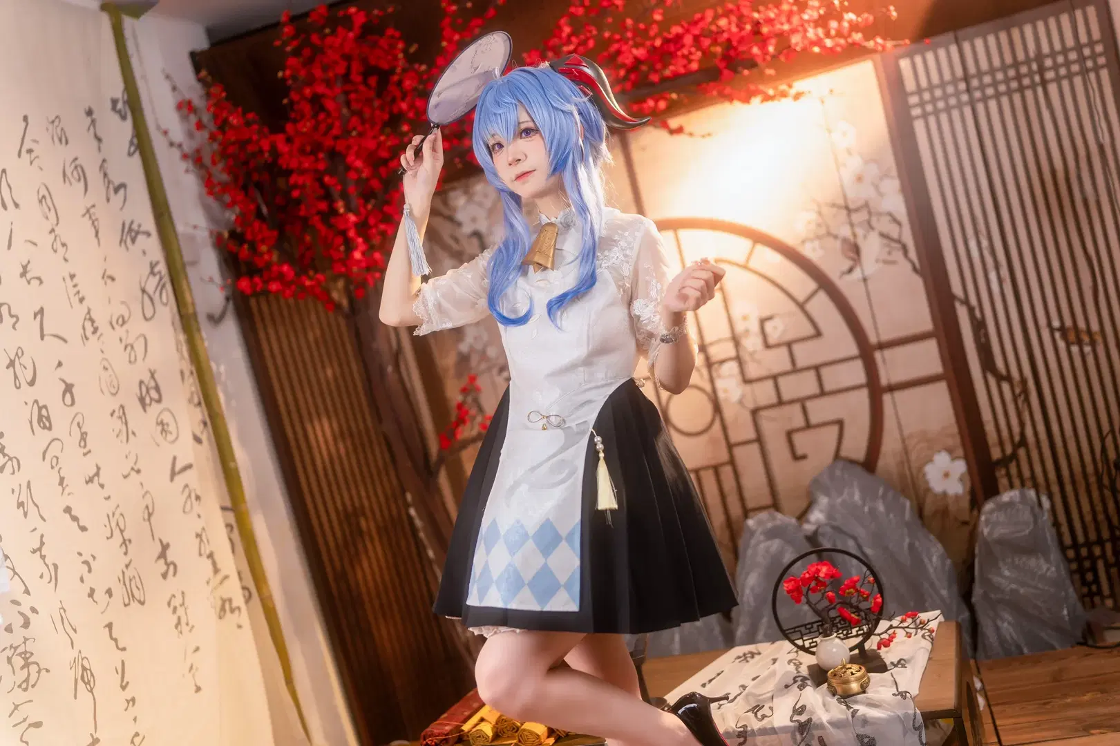 【甘雨cos】原神喜茶联名款，国风下午茶惊艳定格 - Kirito君 - 第7张