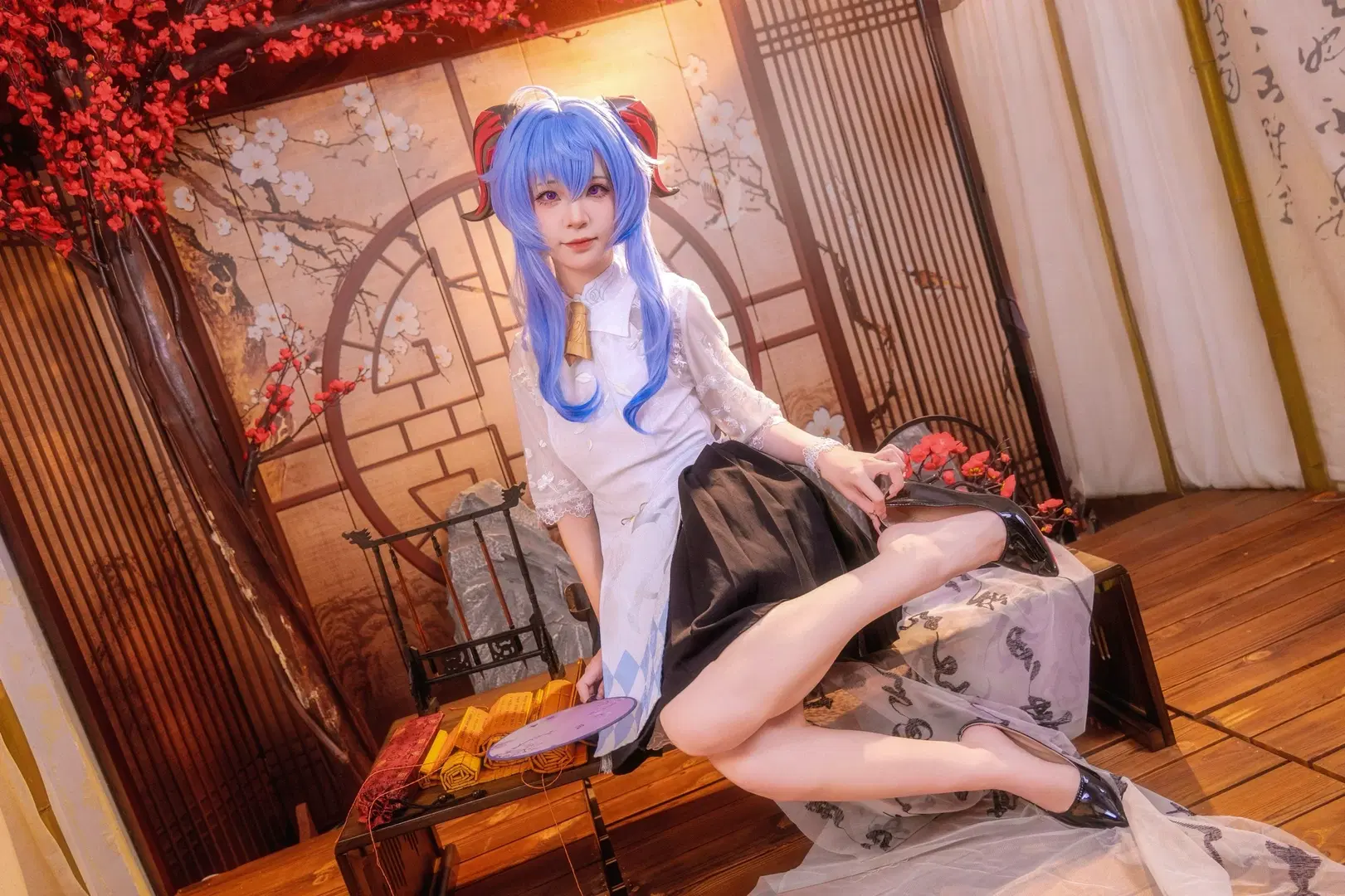 【甘雨cos】原神喜茶联名款，国风下午茶惊艳定格 - Kirito君 - 第8张