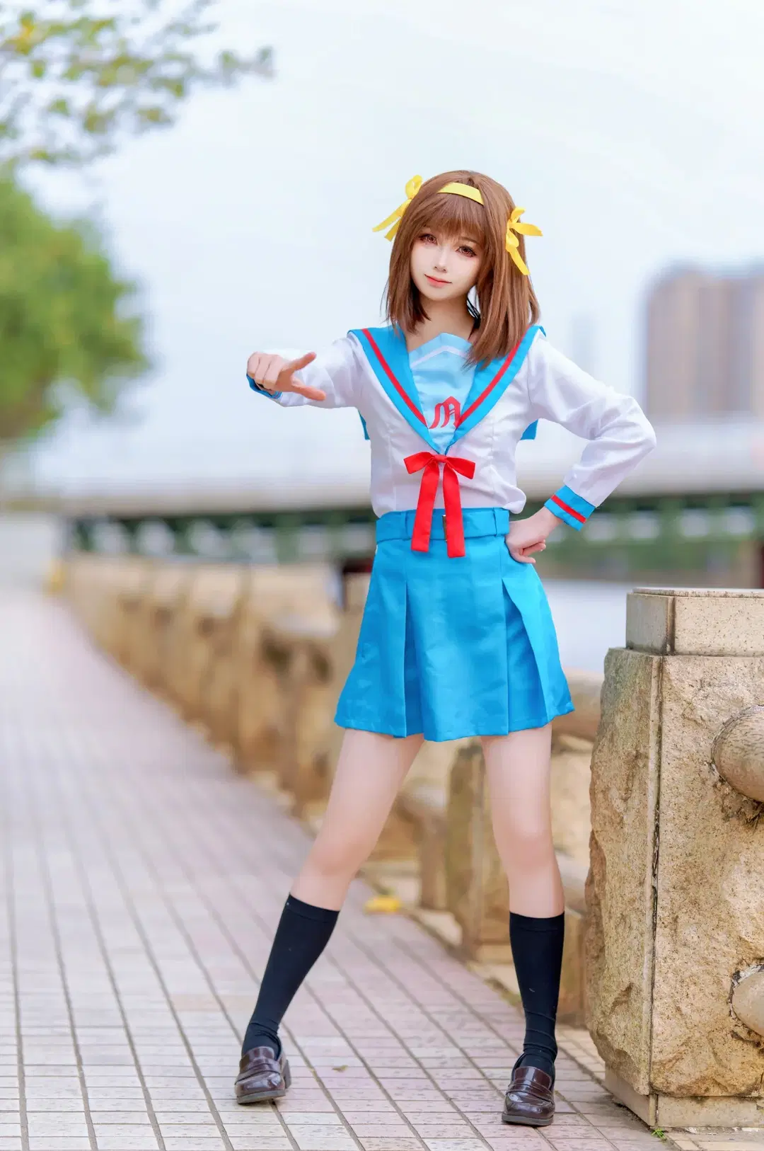 [Haruhi Suzumiya cosplay] ChuWuyu Convention Photos: Energetic Daily Life of the SOS Brigade by Kirito君 - Image 4