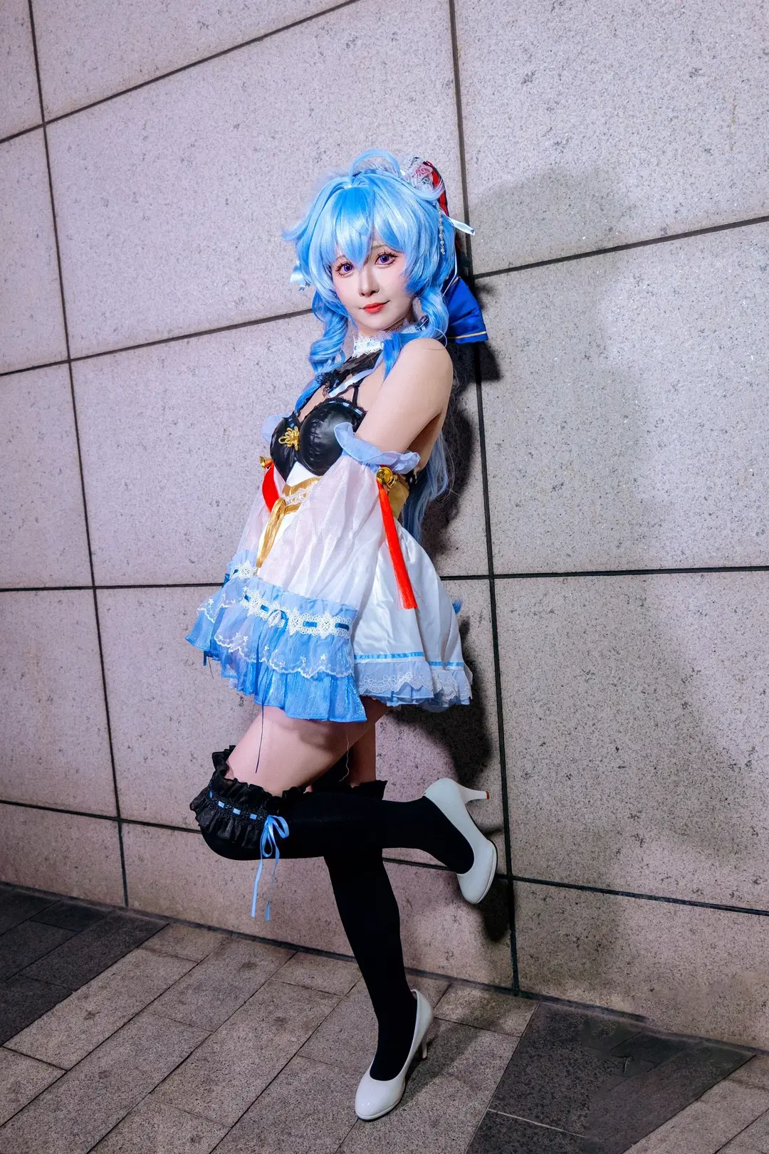 【甘雨cos】原神甘雨女仆装漫展返图