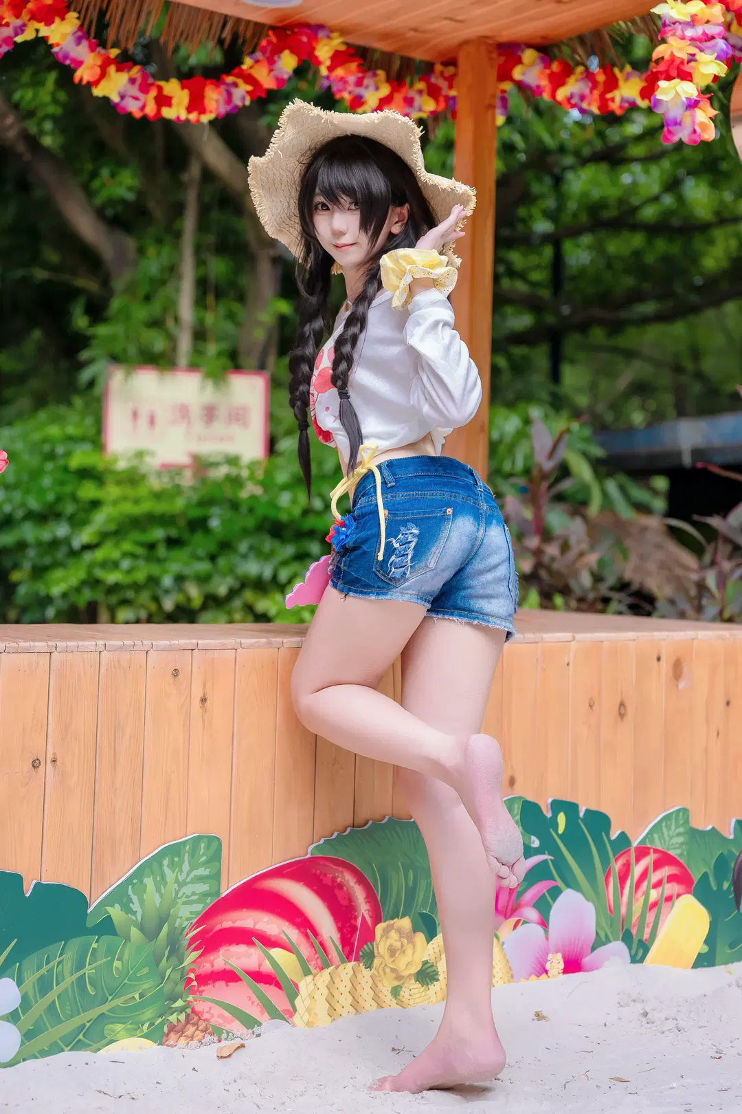 盛夏限定小清新：草帽麻花辮的夏日沙灘記錄 - Kirito君 - 第6張