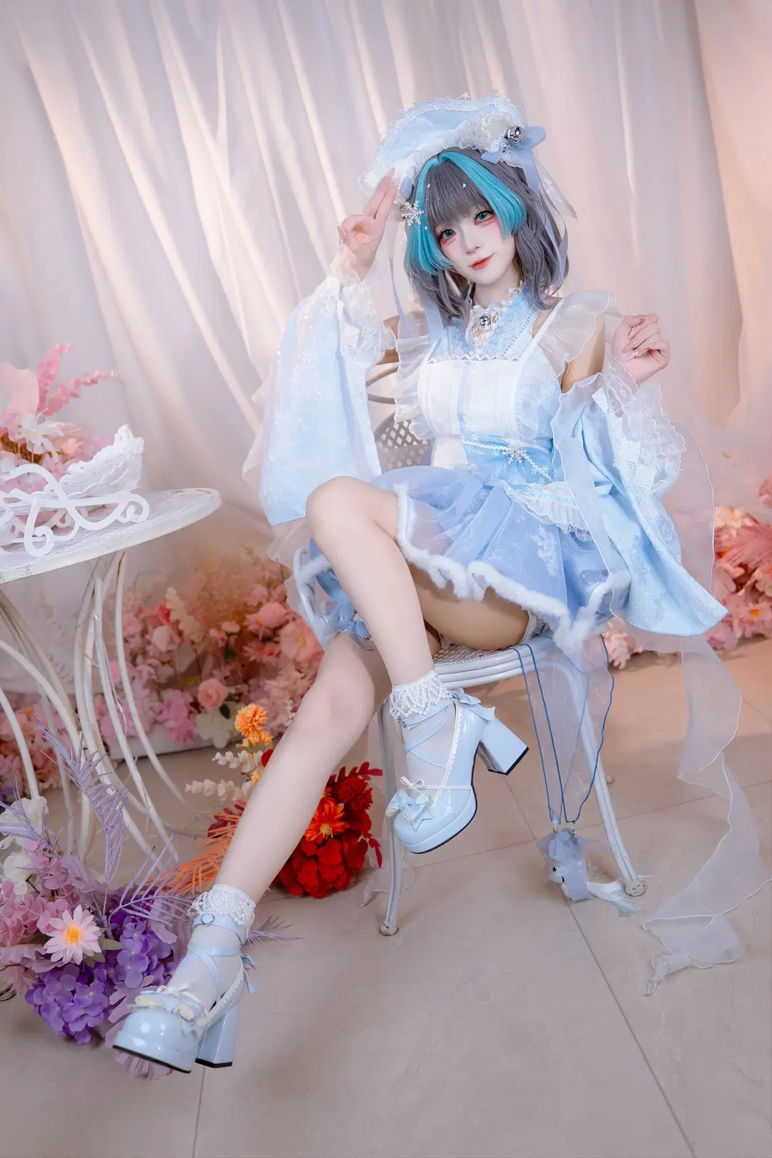 【柴郡cos】碧蓝航线水色女仆装扮拍摄分享 - Kirito君 - 第3张