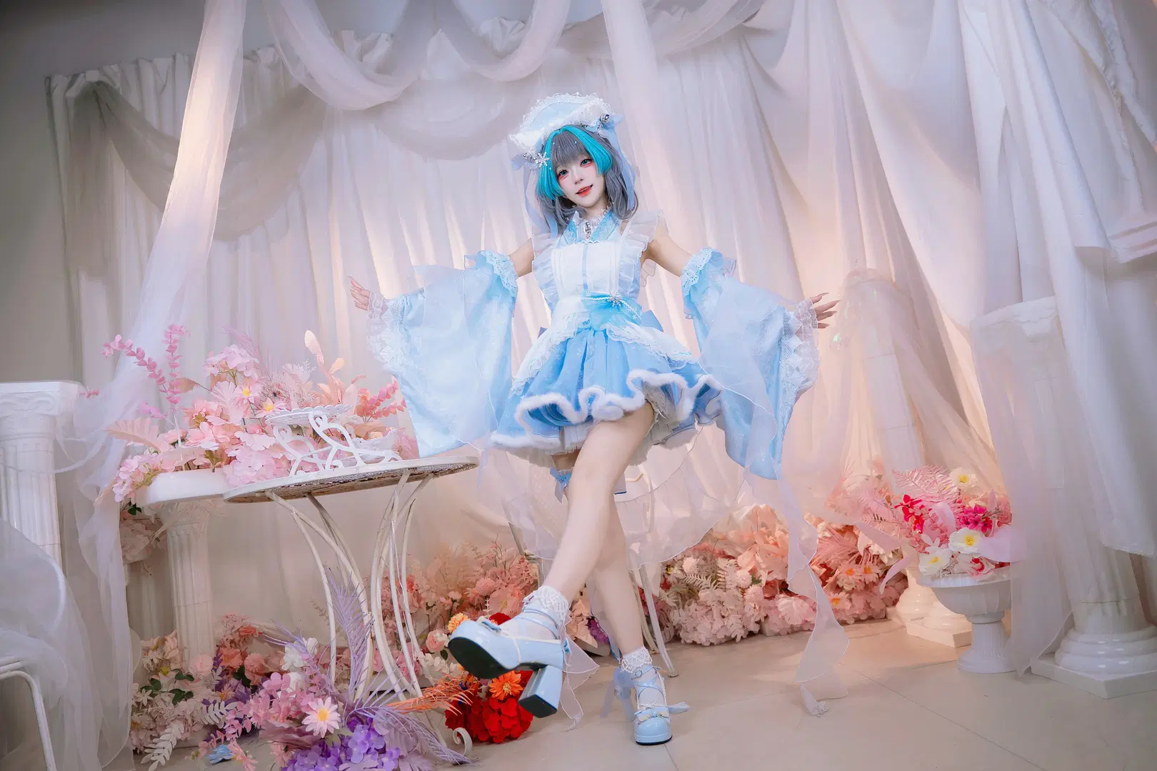 【柴郡cos】碧蓝航线水色女仆装扮拍摄分享 - Kirito君 - 第9张