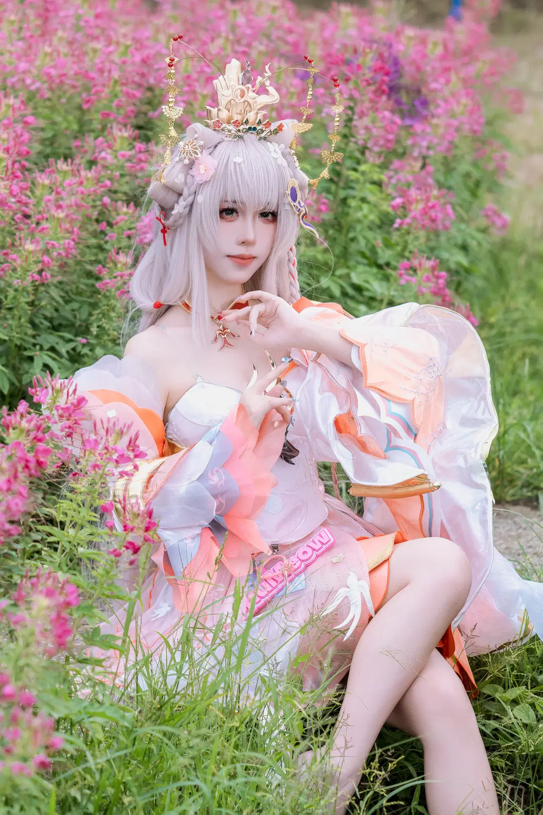 【西施cos】王者榮耀西施續相思，花海里的國風漫遊 - Kirito君 - 第2張